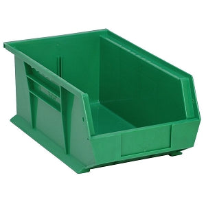 Quantum Storage Systems Hang-and-Stack Bins - Hang and Stack Bin, 13-5/8" x 8-1/4" x 6", Green - QUS241 GREEN