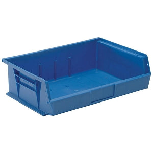 Quantum Storage Systems Hang-and-Stack Bins - Hang and Stack Bin, 10-7/8" x 16-1/2" x 5", Blue - QUS245 BLUE