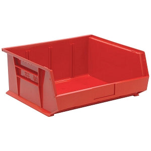 Quantum Storage Systems Hang-and-Stack Bins - Hang and Stack Bin, 14-3/4" x 16-1/2" x 7", Red - QUS250 RED