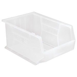 Quantum Storage Systems Clear-View Storage Bins - Clear Bin, 16" x 11" x 8" - QUS255CL