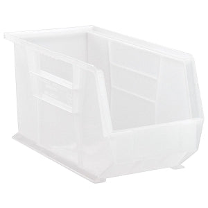 Quantum Storage Systems Clear-View Storage Bins - Clear Bin, 18" x 8-1/4" x 9" - QUS265CL