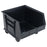 Quantum Storage Systems Hang-and-Stack Bins - Mobile Ultra Stack and Hang Bin, 16-1/2" x 18" x 11", Black - QUS275MOB BLACK