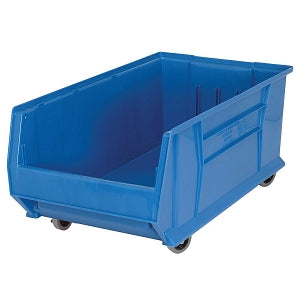 Quantum Storage Systems Mobile Hulk Containers - Blue 16.5"W x 29.88"L x 11"H Mobile Hulk Container - QUS984MOB BLUE