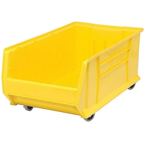 Quantum Storage Systems Mobile Hulk Containers - Yellow 16.5"W x 29.88"L x 11"H Mobile Hulk Container - QUS984MOB YELLOW