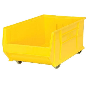 Quantum Storage Systems Mobile Hulk Containers - Yellow 18.25"W x 29.88"L x 12"H Mobile Hulk Container - QUS985MOB YELLOW