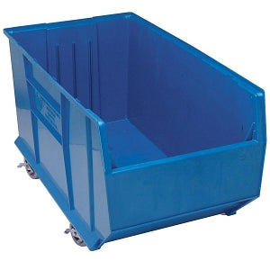 Quantum Storage Systems Mobile Hulk Containers - Blue 19.88" x 35.88" X 17.5" Mobile Hulk Container - QUS996MOB BLUE