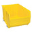 Quantum Storage Systems Mobile Hulk Containers - Yellow 23.88" x 35.88" x 17.5" Mobile Hulk Container - QUS998MOB YELLOW