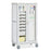 Solaire Medical Roam 2 Carts with Glass Doors - Roam 2 Catheter and Supply Cart with Glass Doors, White, 40.75" W x 28.75" D x 75.25" H - SR2G3CG