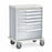 Solaire Medical Tempo Procedure Carts - Tempo 27 Procedure Cart with Four 3", One 6" and One 9" Drawer, Brushed Stainless Steel, 29.5" W x 21" D x 39.25" H - ST27S6