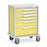 Solaire Medical Tempo Procedure Carts - Tempo 27 Procedure Cart with Four 3", One 6" and One 9" Drawer, Yellow, 29.5" W x 21" D x 39.25" H - ST27Y6