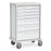 Solaire Medical Tempo Procedure Carts - Tempo 33 Procedure Cart with Four 3", Two 6" and One 9" Drawer, White, 29.5" W x 21" D x 45.5" H - ST33W7