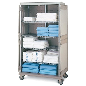 InterMetro Starsys Enclosed Linen Exchange Cart - CART, MOBILE, STARSYS, DBL DOOR, LINEN - SXRD76CM3