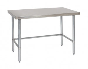 Tarrison Stainless Steel Work Table - TABLE, SS, 24X60X35, OPEN BASE - WT-2460LB3S