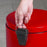 Clinton Industries Waste Receptacles - RECEPTACLE, WASTE, FOOT OP, RED, STEEL, 13QT - TR-13R