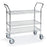 Tarrison Products Ltd Chrome Utility Carts with U-Shaped Chrome Handles - U-Shaped Chrome Utility Cart with 3 Shelves, 18" x 36" - UC18363C-3"/4(DB)