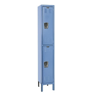 Hallowell Premium Lockers - LOCKER, DBL-TIER, 1WD, 12X12X78, MARINE BLUE - U1228-2A-MB