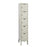 Hallowell Premium Lockers - LOCKER, 5-TIER, 1WD, 12X18X66, PARCHMENT - U1286-5A-PT