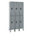 Hallowell Premium Lockers - LOCKER, DBL-TIER, 3WD, 12X12X78, GRAY - U3228-2A-HG