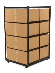 Integrity Storage / Deployment Racks for Emergency Cots - Rolling Storage Rack for 8 FNC Beds/8 EDS Beds/12 GUC Beds - WCRT