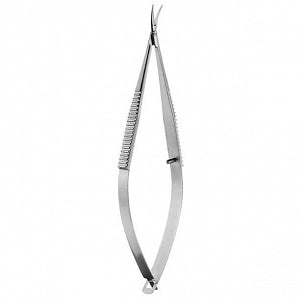 Medline Castroviejo Corneal Scissors - Castroviejo Corneal Scissors, Right, Blunt, 18 mm Blade - MDS0093300