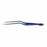 Medline Bipolar Forceps - 8.75" (20.3 cm) Bayonet Insulated Irrigating Bipolar Forceps with Straight 1.5 mm Tips, Titanium - MDS0266417