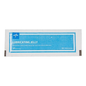 Medline Sterile Lubricating Jelly - E-Z Lubricating Jelly in Foil Pack, 5 g - MDS032280