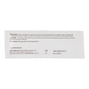 Medline Sterile Lubricating Jelly - E-Z Lubricating Jelly in Foil Pack, 5 g - MDS032280