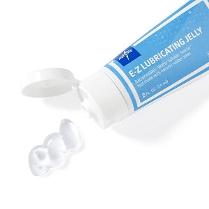 Medline Sterile Lubricating Jelly - E-Z Lubricating Jelly in Flip-Top Tube, 2 oz. - MDS032285