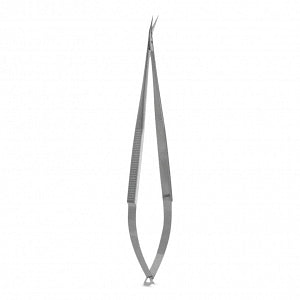 Medline Jacobson Micro Vascular Scissors - 7" (17.8 cm) Round Handle Jacobson Micro Vascular Scissors with 125˚ Angle Micro Fine Tips - MDS0420247