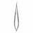 Medline Jacobson Micro Vascular Scissors - 7" (17.8 cm) Round Handle Jacobson Micro Vascular Scissors with 125˚ Angle Micro Fine Tips - MDS0420247