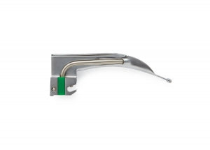 Medline Green System Laryngoscope Blades - Konig Green System Fiber Optic Reusable Blade, Macintosh #2, Child - MDS0425115G