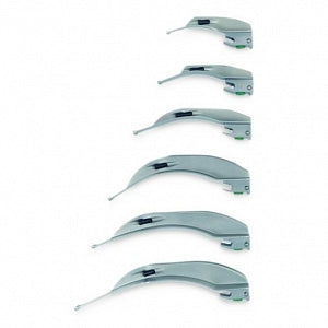 Medline Reusable Integrated Fiber Optic Laryngoscope Blades - Reusable Macintosh Blade for Fiber-Optic Laryngoscope, No. 5 Extra-Large Adult - MDS0425130