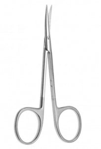 Medline Devine-Horton Scissors - 4-1/2" (11.5 cm) Devine-Horton Scissors with Tungsten Carbide Edges and Curved Blades - MDS0621786