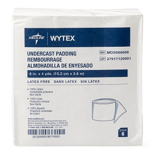 Medline Wytex Nonsterile Undercast Padding - Wytex Nonsterile Undercast Padding, 6" x 4 yd., 6/Bag - MDS066006