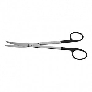 Medline Furst Mayo Supercut Scissors - 9" (22.9 cm) Curved Furst Mayo Supercut Scissors with Black Ring Handle - MDS0716123F