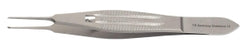 Medline Stern-Castroviejo Dressing / Tissue Forceps - FORCEP, DRESSING / TISSUE, STERN-CASTR, 4" - MDS0726399