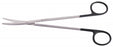 Medline Metzenbaum Dissecting Scissors - 7" (17.8 cm) Fine Curved Metzenbaum Dissecting Scissors with Blunt / Blunt Tips - MDS0728318