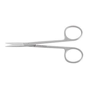 Medline Knapp Iris Scissors - 4" (10 cm) Straight Knapp Iris Scissors with Sharp / Sharp Tips, Light Pattern - MDS0728981