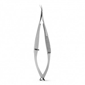 Medline Gills-Vannas Capsulotomy Micro Scissors - 3" (7.6 cm) Gills-Welsh-Vannas Capsulotomy Scissors with Angled 5 mm Blades - MDS0729991