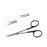 Medline Iris Supercut Scissors - Supercut Iris Ophthalmic Scissors, 4.25" (10.8 cm) Length, Tungsten Carbide Straight, Sharp / Sharp - MDS0734011