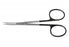 Medline Iris Supercut Scissors - Supercut Eye Ophthalmic Scissors, 4.5" (12 cm) Length, Tungsten Carbide Curved, Sharp / Sharp - MDS0734111