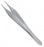 Medline Ehrhardt Lid Forceps - 4" (10.2 cm) Ehrhardt Lid Forceps with Straight 9.0 mm Serrated Upper Jaw - MDS0746681