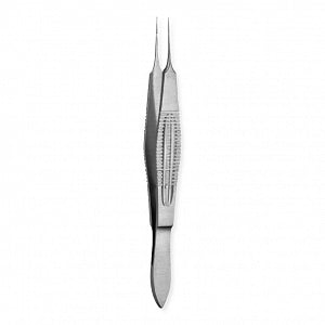 Medline Castroviejo Corneal Suturing Forceps - Castroviejo Corneal Suturing Forceps, Angle with Tying, 1 x 2 Teeth, 0.5 mm - MDS0748486