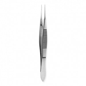 Medline Bonn Suture Forceps - 3" (7.5 cm) Straight Smooth Bonn Micro Suture Forceps - MDS0748746