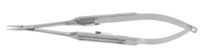 Medline Castroviejo Eye Needle Holders - 5-1/8 (13 cm) Short Shank Castroviejo Eye Needle Holder with 9 mm Long Straight, Smooth Jaws and Lock - MDS0750341