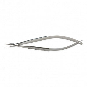 Medline Needle Holders - 5.5" (14 cm) Castroviejo Needle Holder with Straight Jaws and Tungsten Carbide Inserts, Nonlocking - MDS0758618