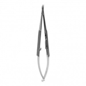 Medline Delicate Micro Needle Holders - 4-3/4" (12.1 cm) Straight Delicate Micro Needle Holder with Round Handle - MDS0759856