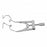 Medline Lieberman Eye Specula - V-Wire Blade Lieberman Eye Speculum with Aspirator - MDS0787951