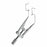 Medline Lieberman Eye Specula - K-Wire 15 mm Blade Lieberman Eye Speculum - MDS0787952