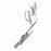 Medline Ginsberg Eye Speculum - Ginsberg Eye Speculum with Flared 15mm Upper Blades and Fenestrated Lower Blades - MDS0787964